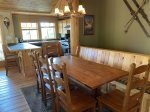 Dining area or great place for games and puzzles too